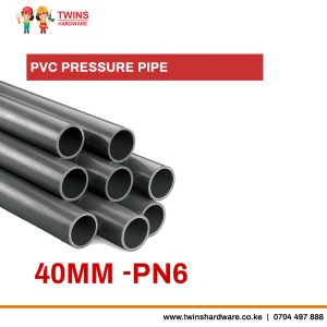 PVC Pressure Pipe 40mm PN 6